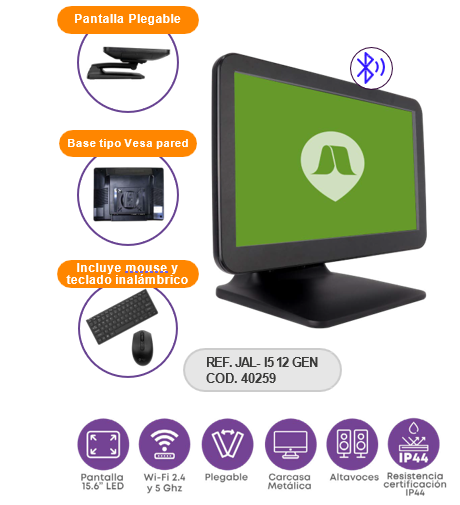 COMPUTADOR TODO EN UNO TÁCTIL PERSONAL CORE 5 DE 12