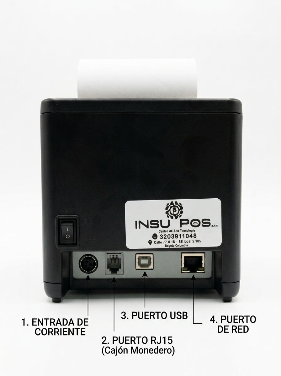 Impresora Térmica de Recibos 80mm BTS-T80B