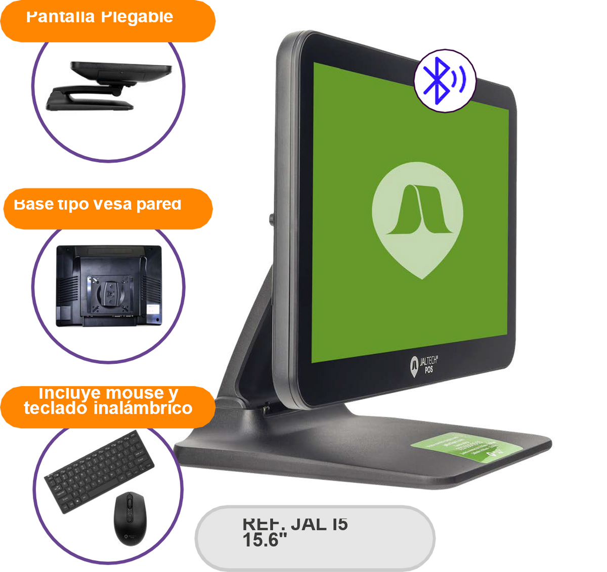 COMPUTADOR TODO EN UNO TÁCTIL PERSONAL COREI5 15.6" ALUMINIO